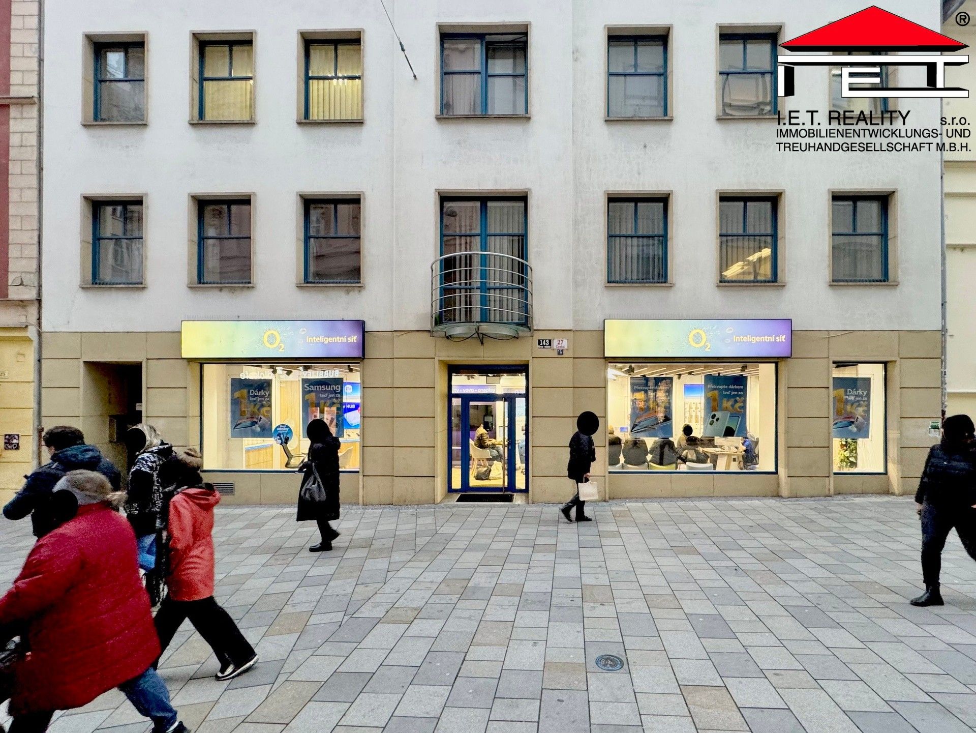 Obchodní prostory, Česká, Brno, 161 m²