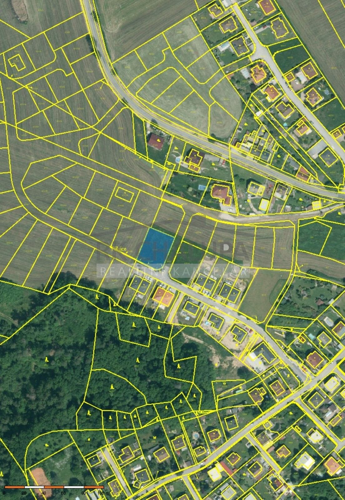 Pozemky pro bydlení, Hosín, 988 m²