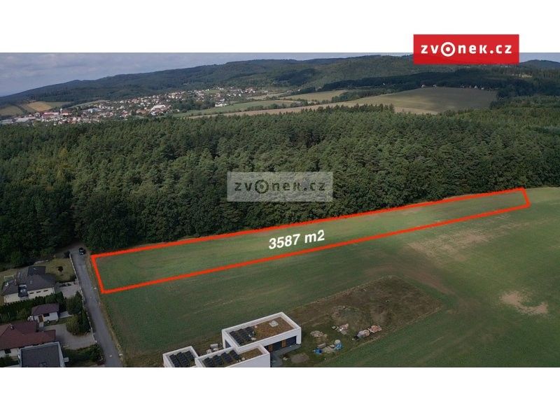 Prodej pozemek pro bydlení - Velíková, Zlín, 3 587 m²