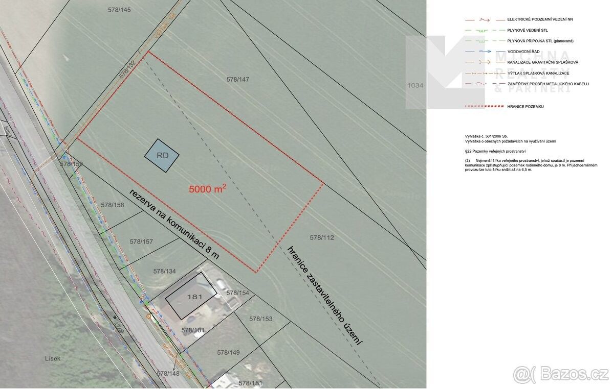 Prodej pozemek pro bydlení - Domašov u Brna, 664 83, 5 000 m²