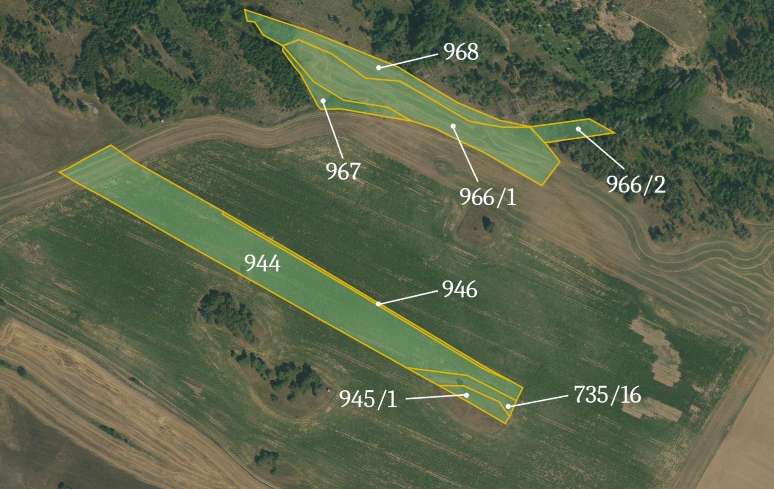 Zemědělské pozemky, Hostákov, Vladislav, 12 314 m²