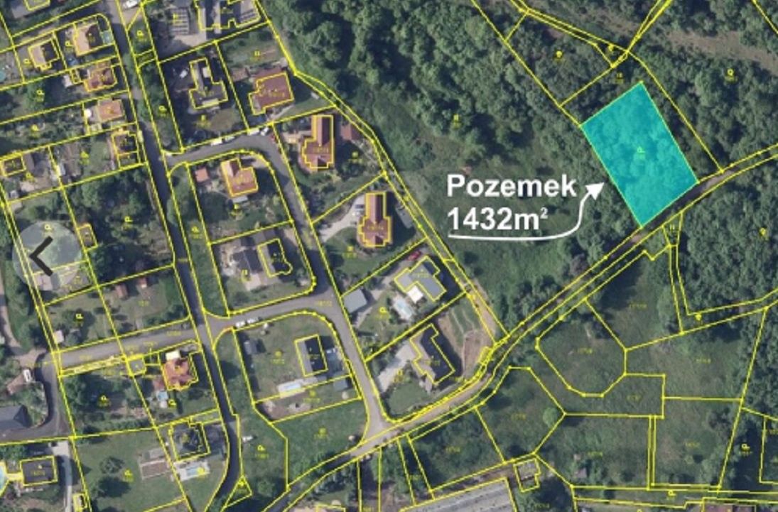 Prodej zahrada - Jahodová, Dolní Zálezly, 1 432 m²