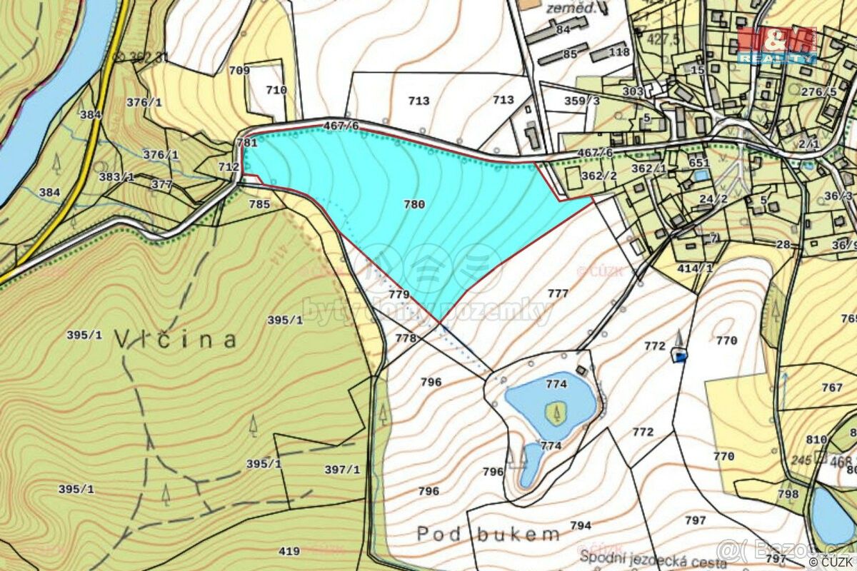 Prodej zemědělský pozemek - Kyselka, 362 72, 66 049 m²