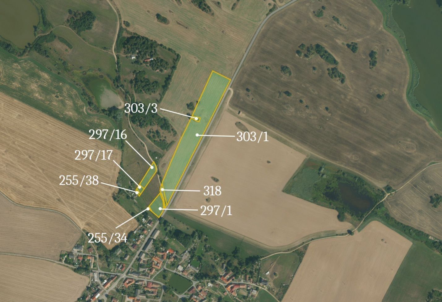 Zemědělské pozemky, Hostákov, Vladislav, 85 165 m²