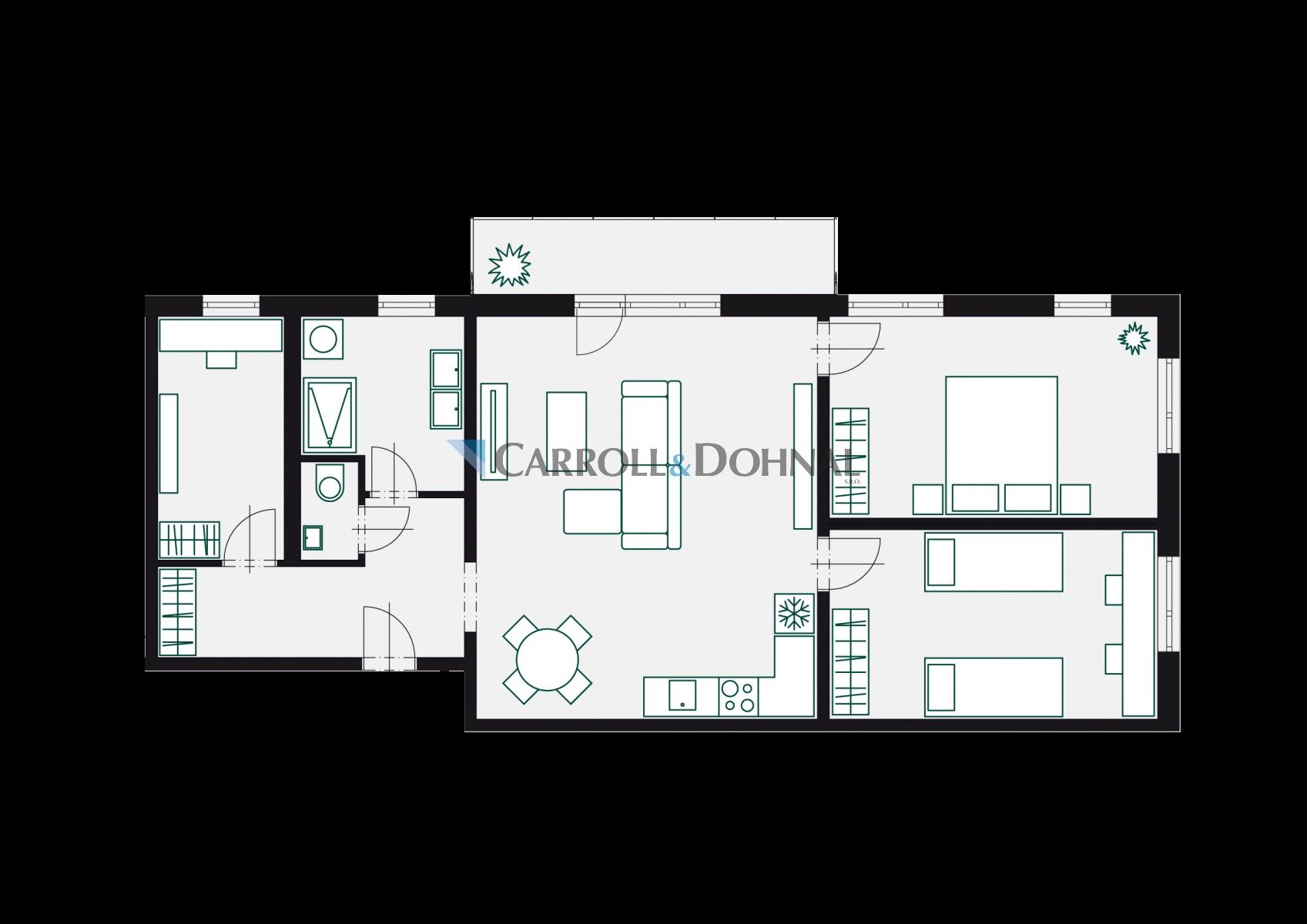 Prodej byt 4+kk - Řecká, Ostrava, 97 m²