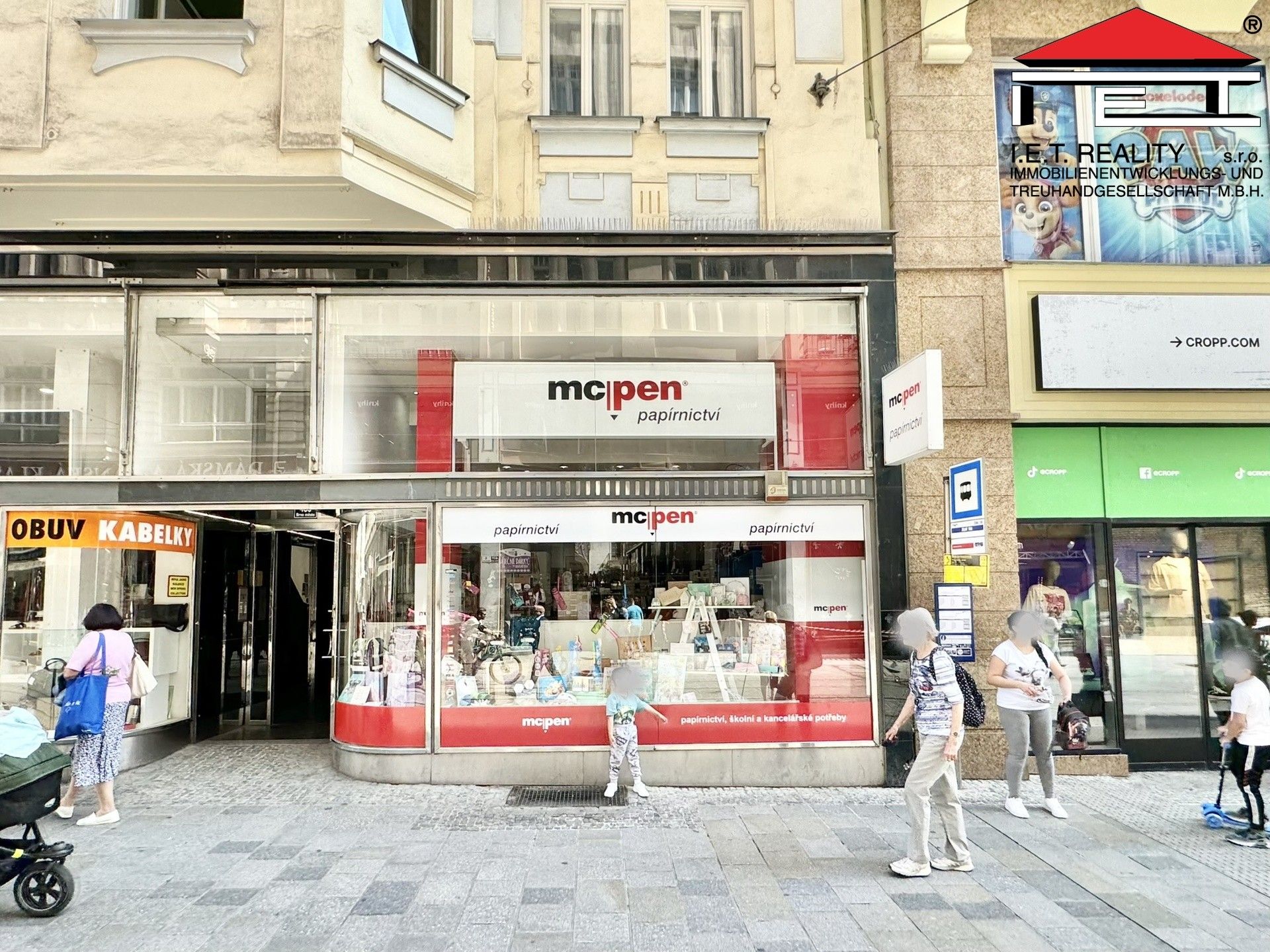 Obchodní prostory, Masarykova, Brno, 340 m²