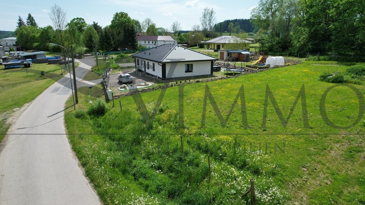 Prodej pozemek pro bydlení - Mostky, Kaplice, 1 255 m²