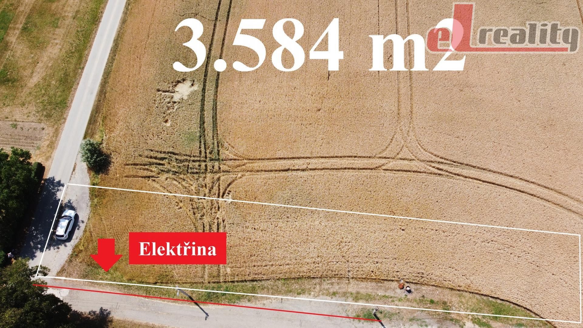 Zemědělské pozemky, Osek nad Bečvou, 3 584 m²