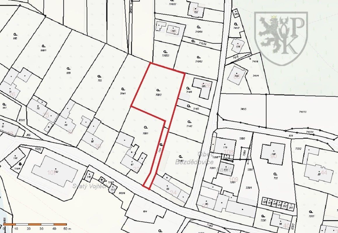 Pozemky pro bydlení, Bezdědovice, 1 m²