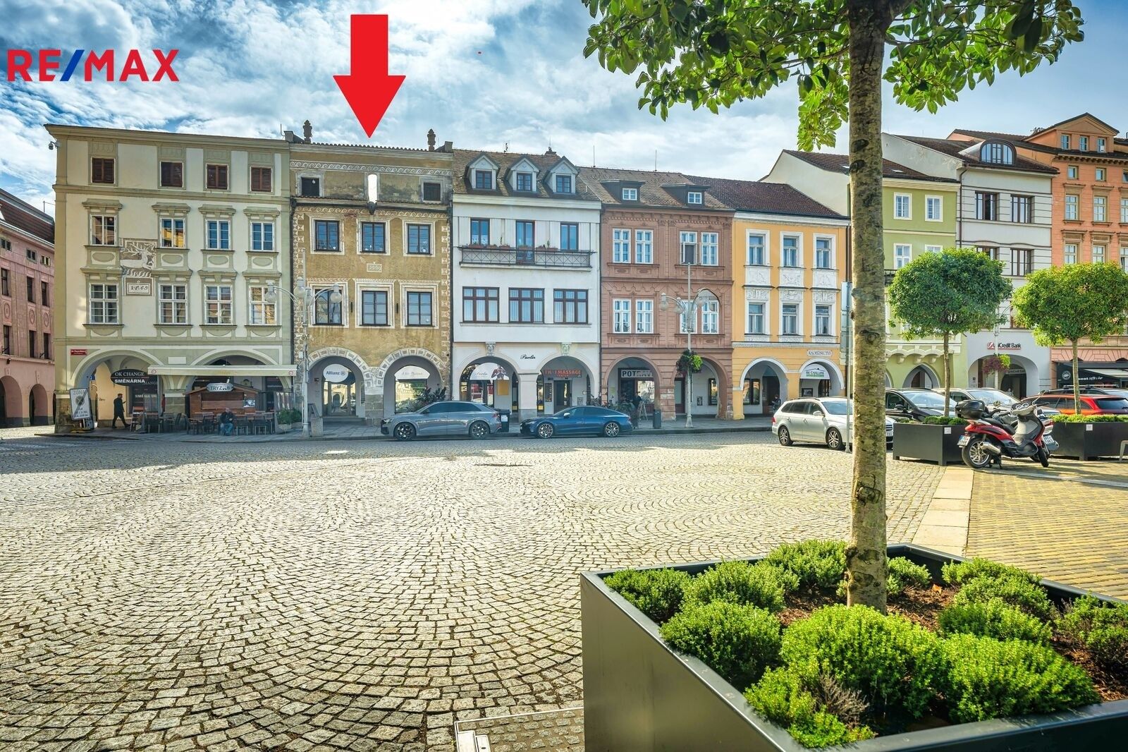 Památky, nám. Přemysla Otakara II., České Budějovice, 593 m²