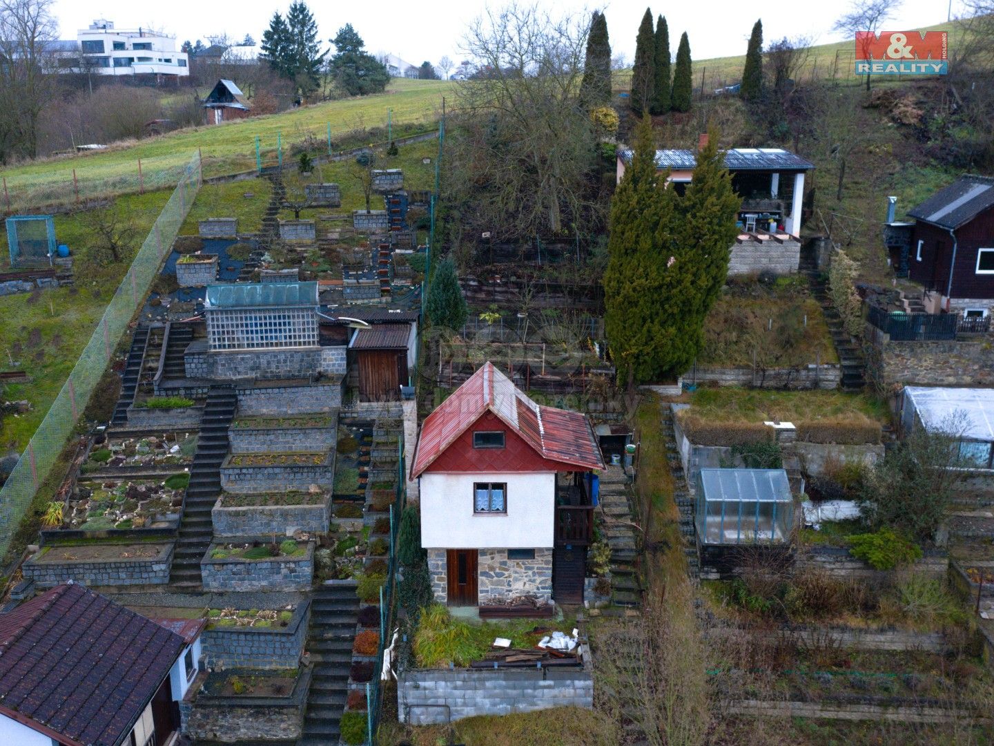 Chaty, Jateční, Sedlčany, 13 m²