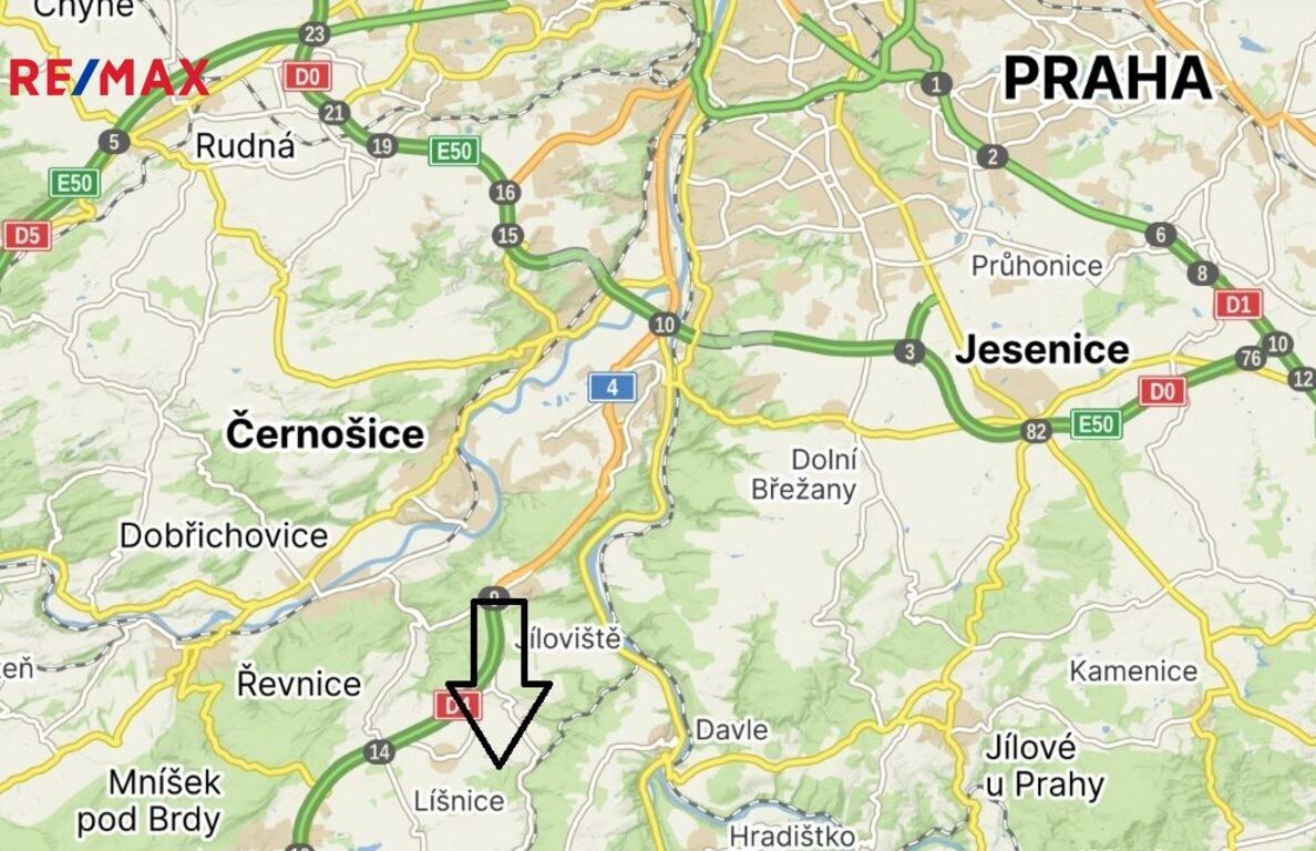 Lesy, Líšnice, 14 348 m²