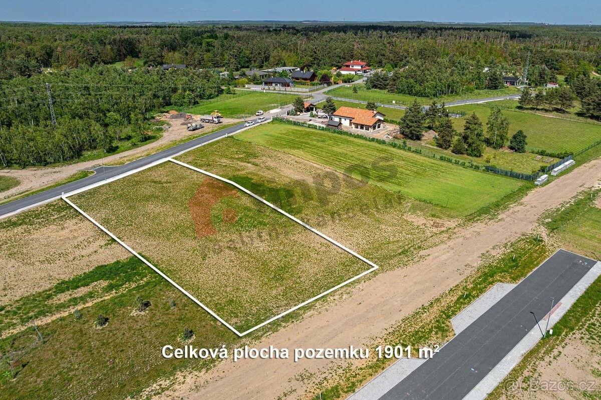 Pozemky pro bydlení, Káraný, 250 75, 1 901 m²