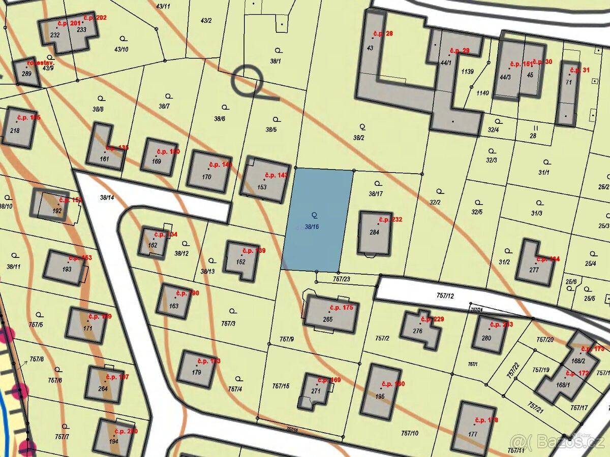 Prodej pozemek pro bydlení - Církvice u Kutné Hory, 285 33, 708 m²