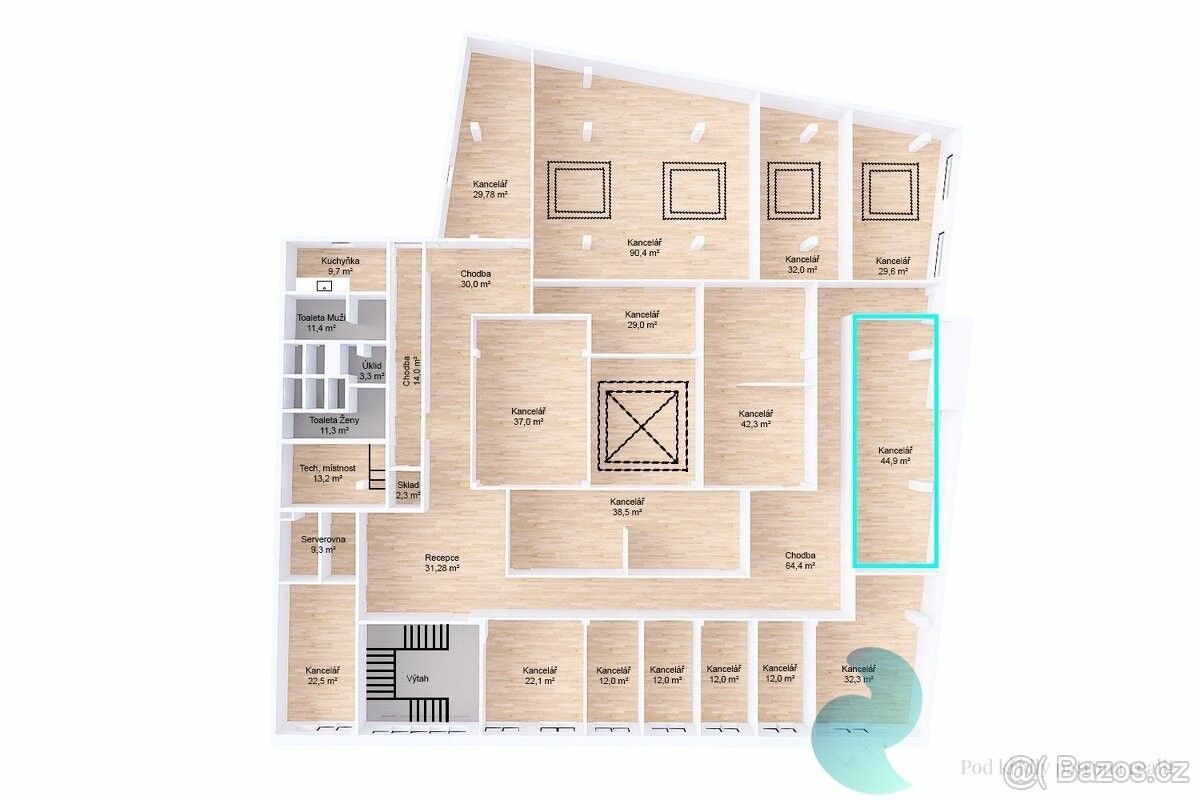 Pronájem sklad - České Budějovice, 370 01, 45 m²