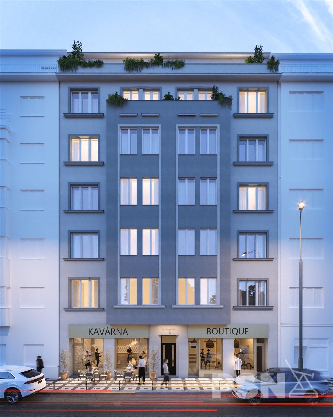 3+kk, Vinohradská, Praha, 78 m²