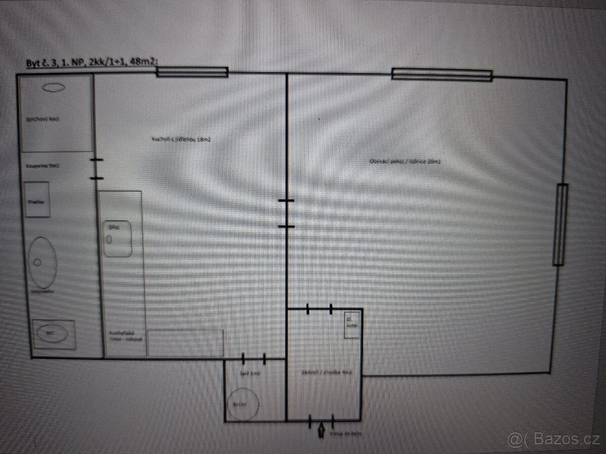 1+1, Sedlčany, 264 01, 48 m²