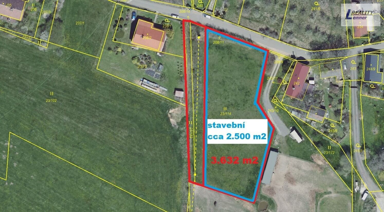 Prodej pozemek pro bydlení - Příbram, 3 m²