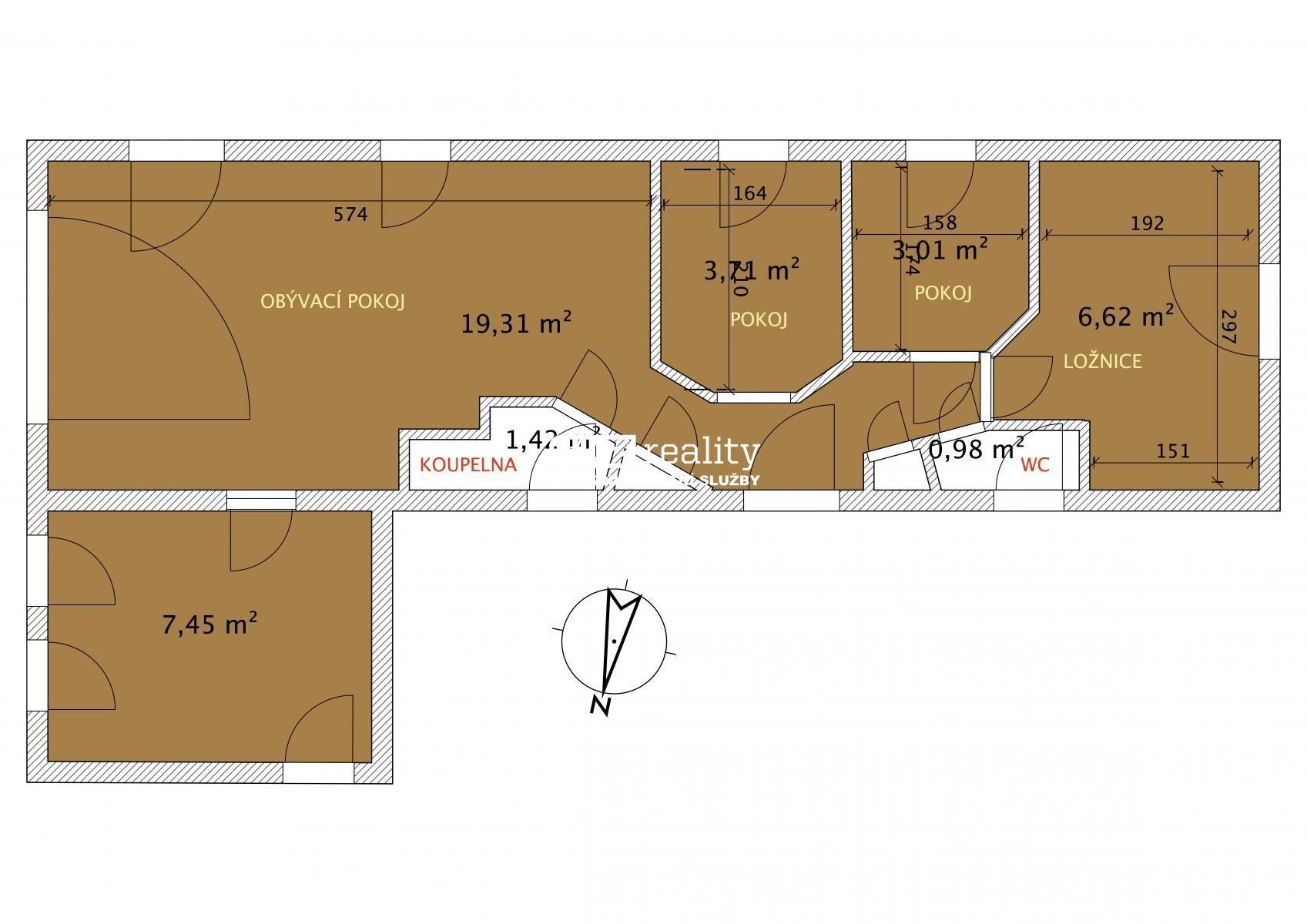 Rodinné domy, Lipová, 44 m²