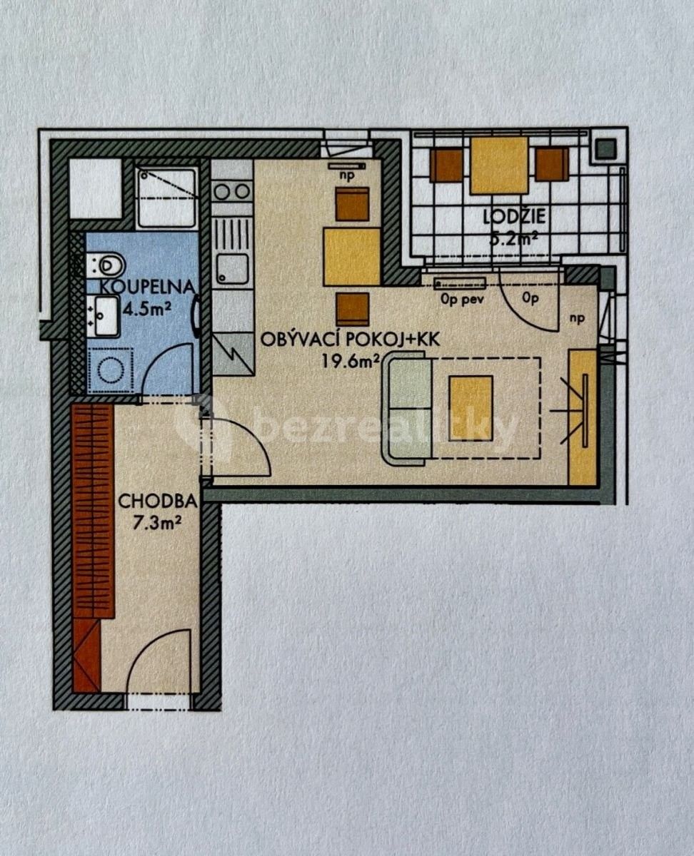 Prodej byt 1+kk - Drnovská, Praha, 37 m²