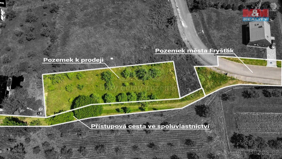 Prodej pozemek - Fryšták, 763 16, 930 m²