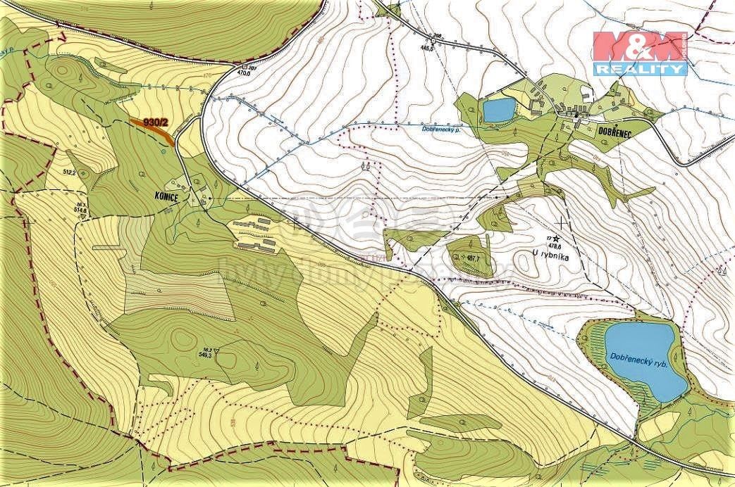 Prodej les - Podbořany, 441 01, 1 300 m²