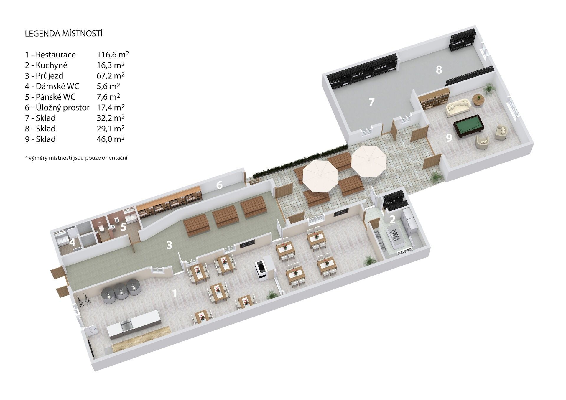 Prodej obchodní prostory - Tylova, Sadská, 370 m²