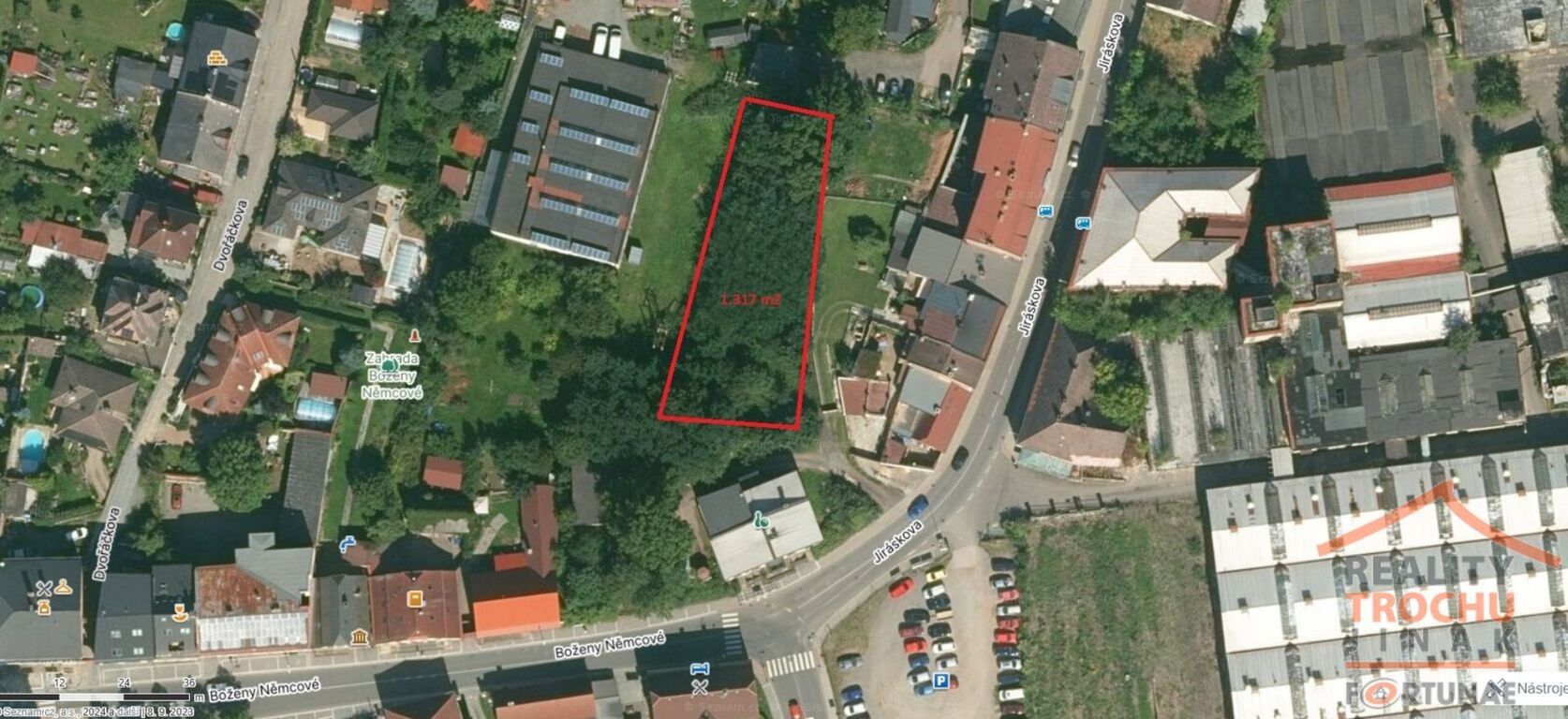 Pozemky pro bydlení, Červený Kostelec, 1 m²