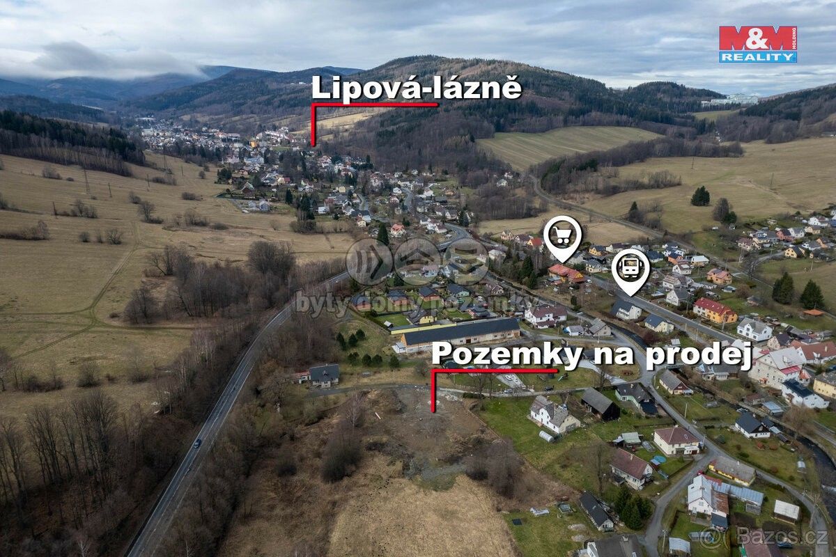 Prodej pozemek pro bydlení - Lipová-lázně, 790 61, 792 m²