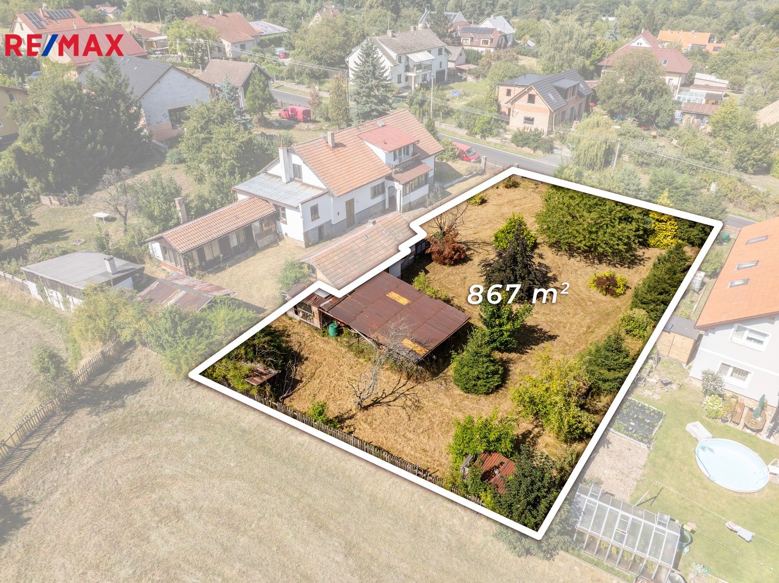 Pozemky pro bydlení, Kamenice, 867 m²