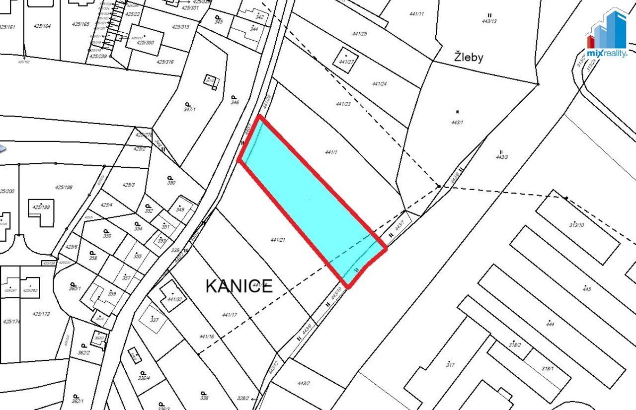 Pozemky pro bydlení, Kanice, Brno-venkov, 2 156 m²