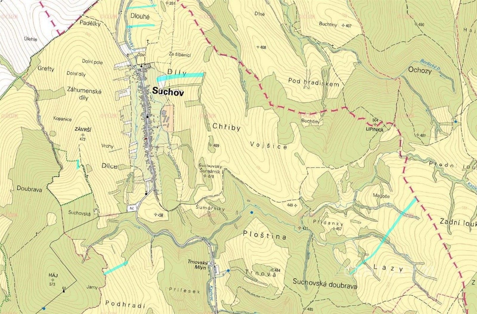 Prodej zemědělský pozemek - Suchov