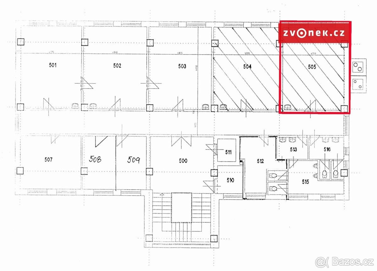 Pronájem kancelář - Uherské Hradiště, 686 01, 30 m²