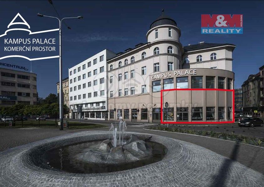 Obchodní prostory, Smetanovo náměstí, Ostrava, 214 m²