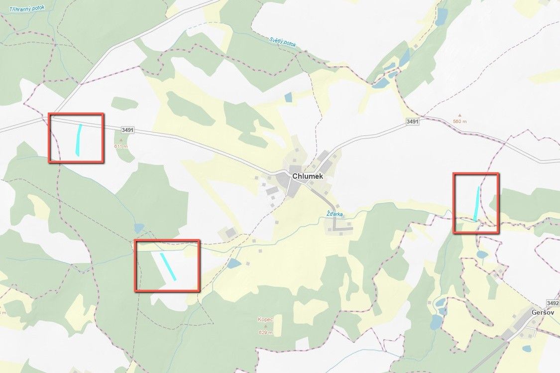 Zemědělské pozemky, Měřín, 594 42, 8 742 m²