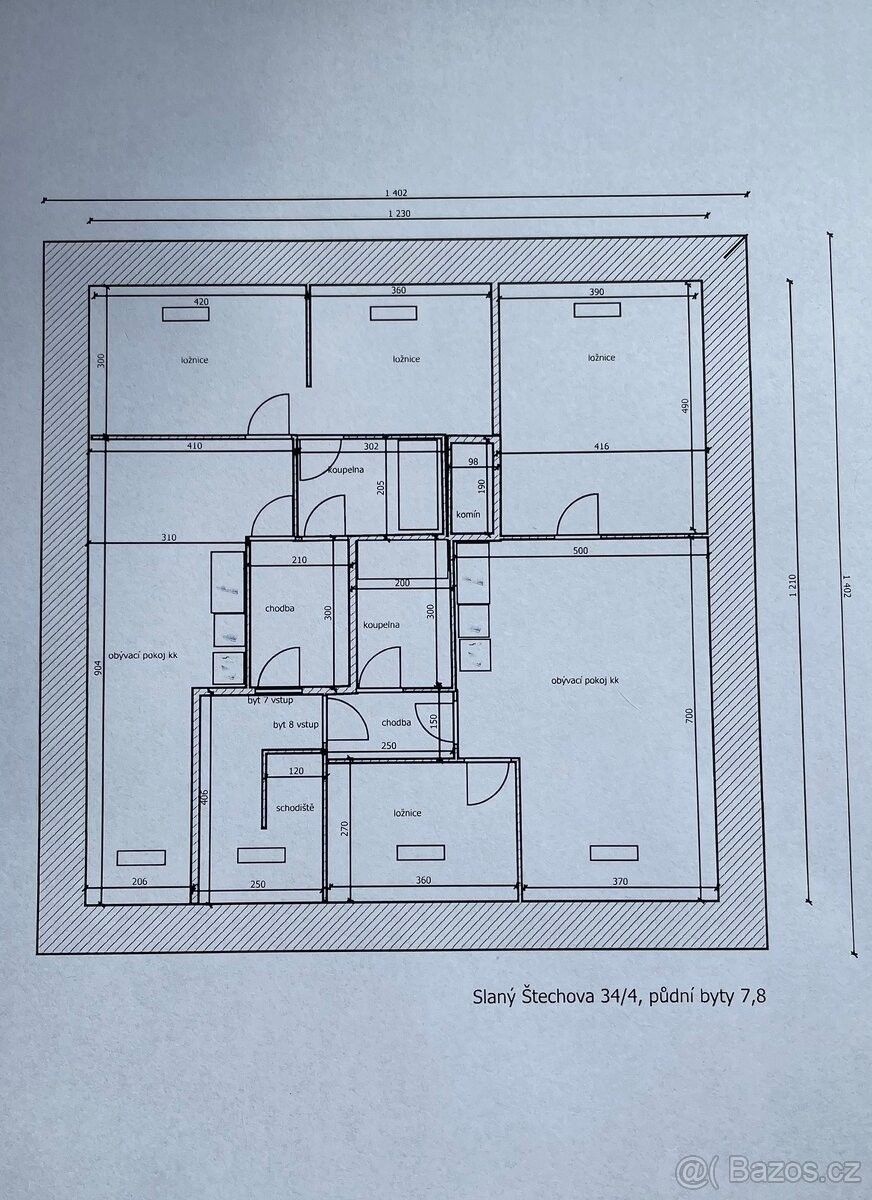 Prodej byt - Slaný, 274 01, 145 m²