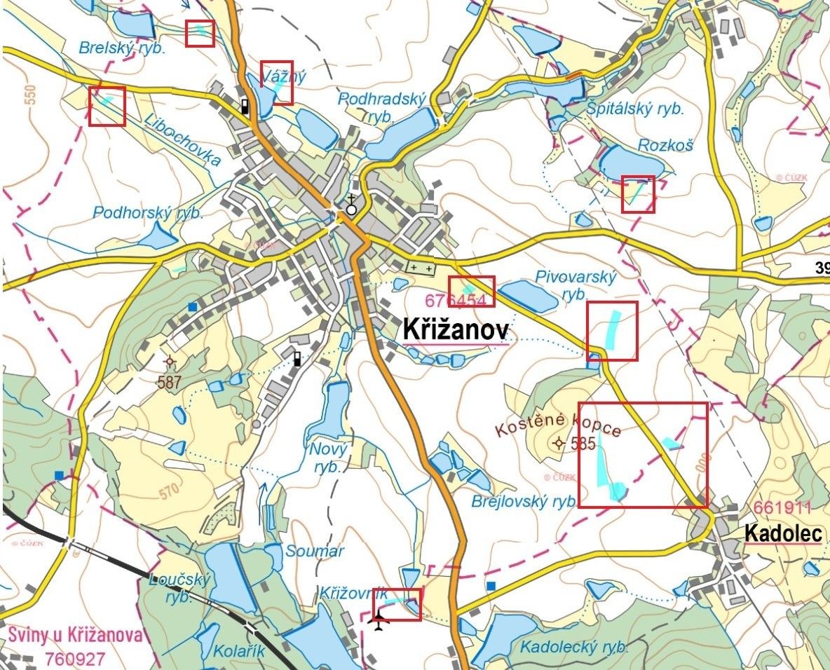 Zemědělské pozemky, Křižanov, 594 51, 42 161 m²