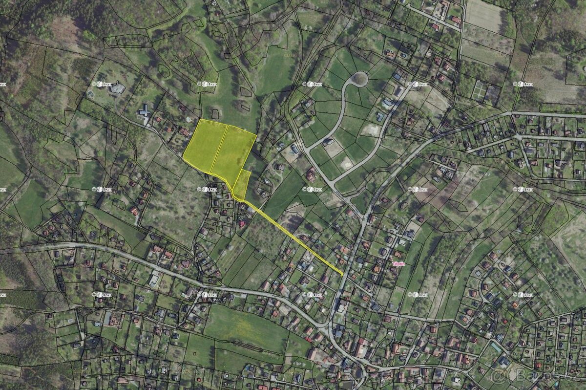 Prodej pozemek - Kamenice, 251 68, 858 m²