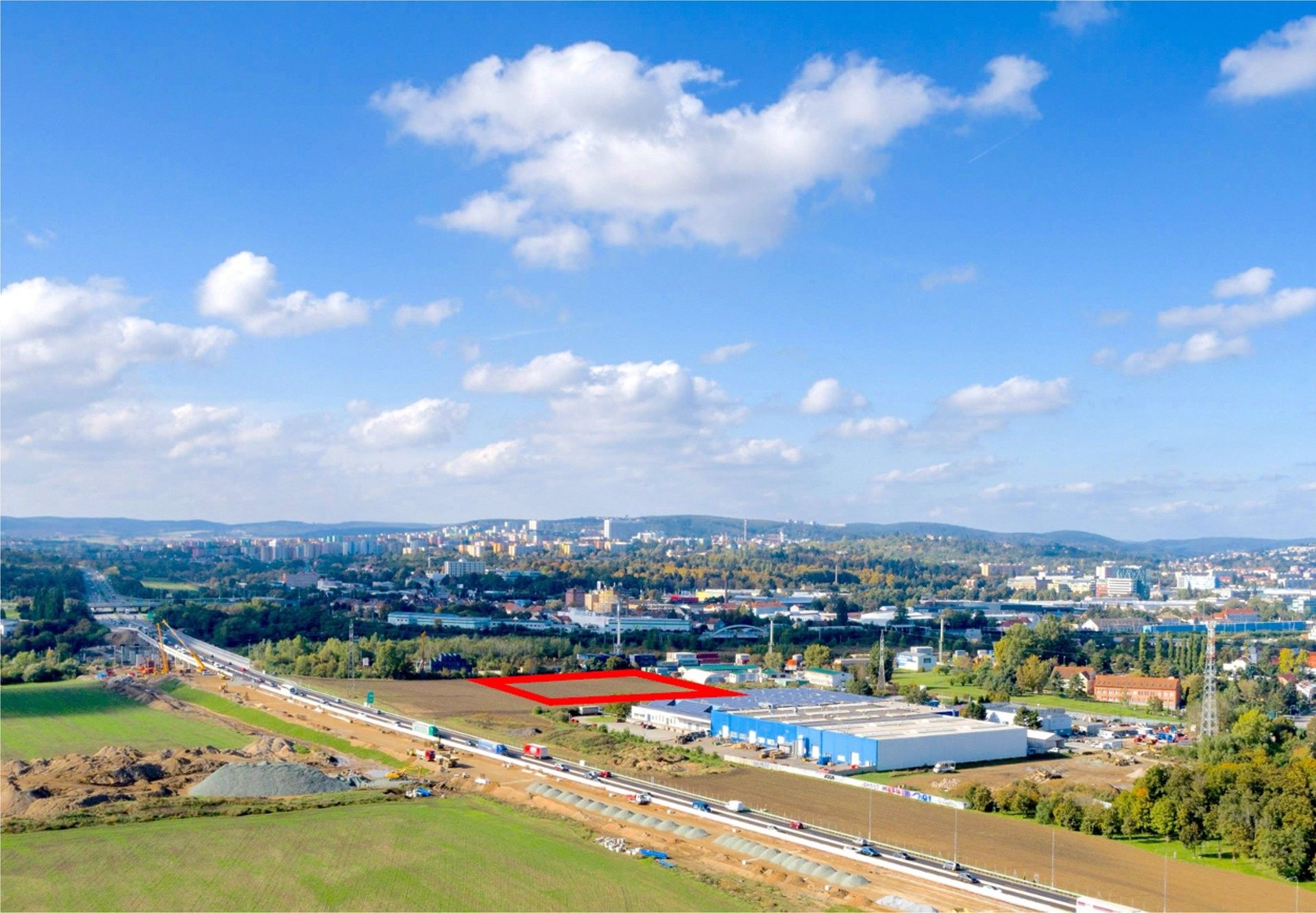 Prodej komerční pozemek - K terminálu, Brno, 5 000 m²