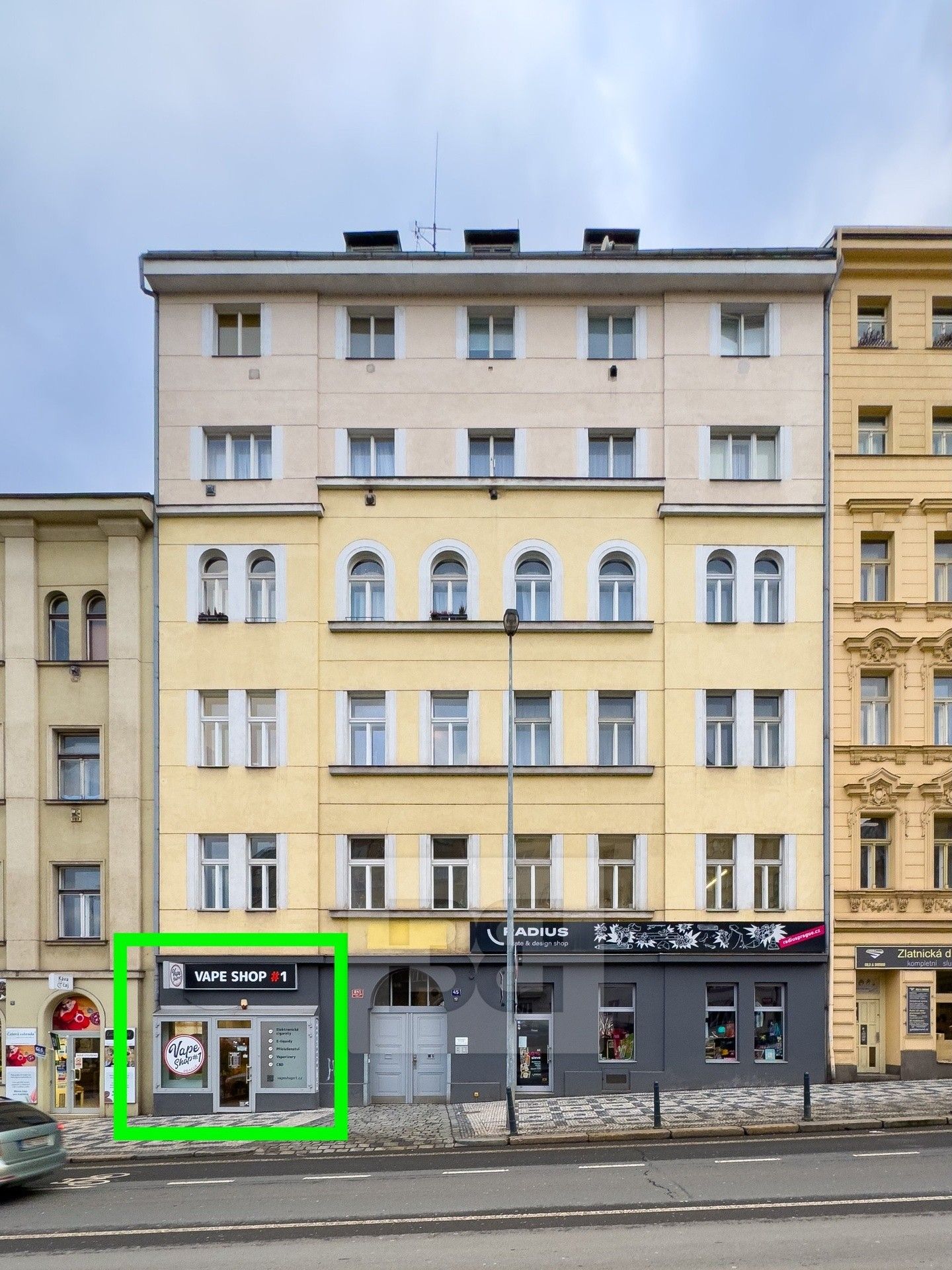 Obchodní prostory, Veletržní, Praha, 45 m²