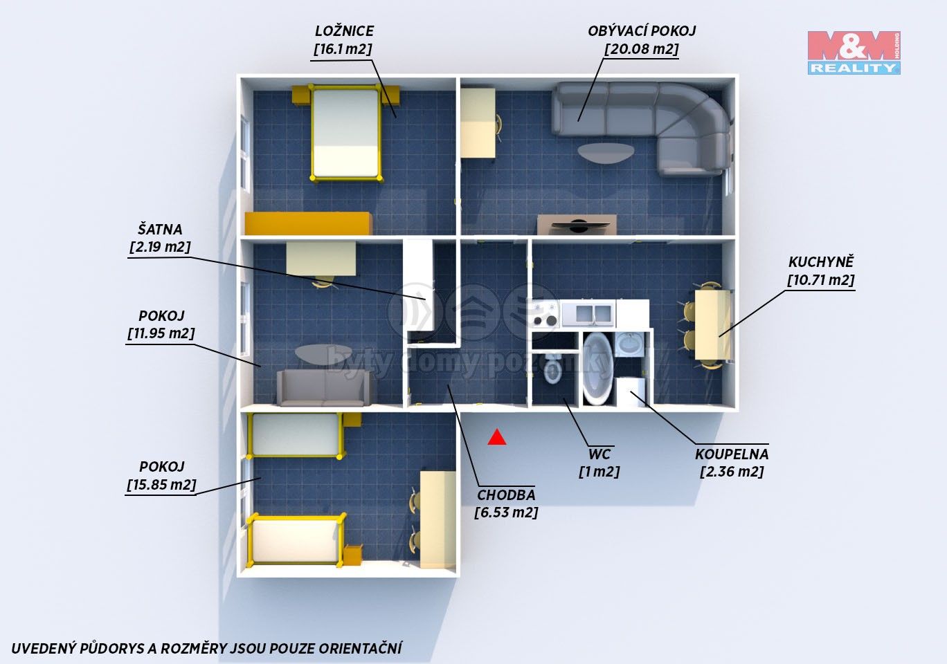 Prodej byt 4+1 - Boženy Němcové, Rokycany, 87 m²