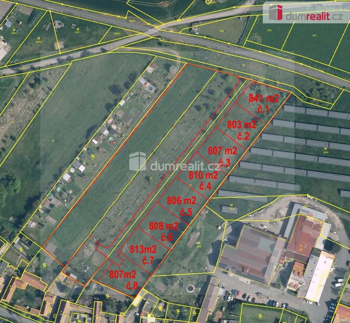 Prodej pozemek pro bydlení - Velký Borek, 802 m²