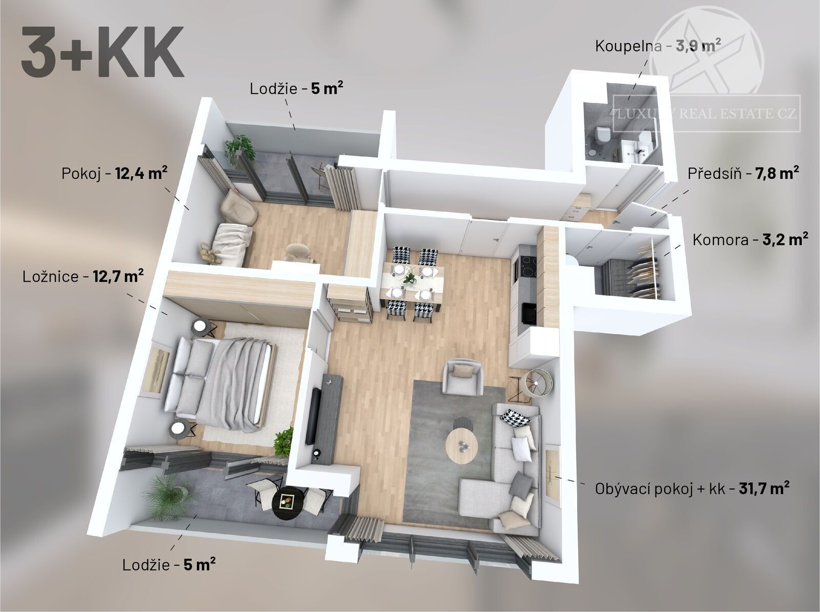 Prodej byt 3+kk - V Předním Hloubětíně, Praha, 83 m²