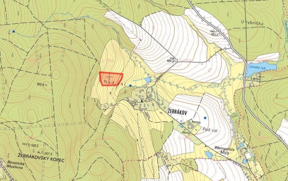 Prodej zemědělský pozemek - Světlá nad Sázavou, 582 91