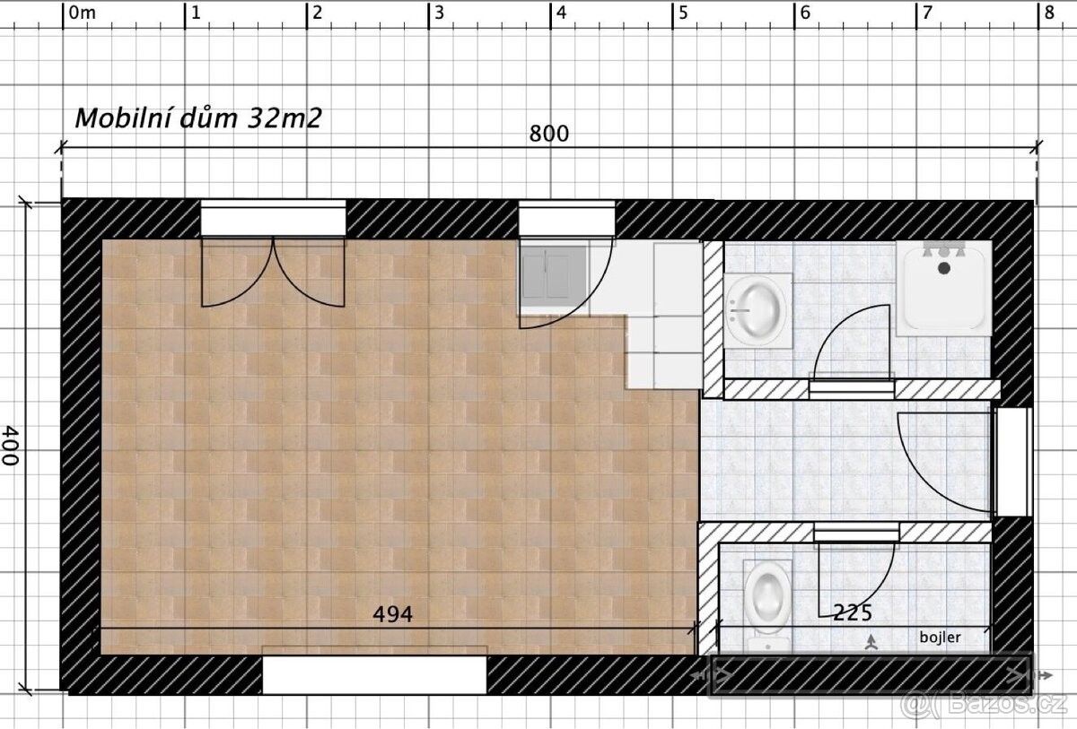 Prodej chata - Český Brod, 282 01, 32 m²