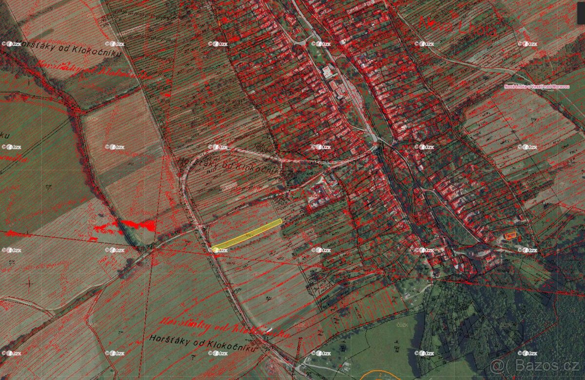 Prodej pozemek - Velká nad Veličkou, 696 74, 431 m²