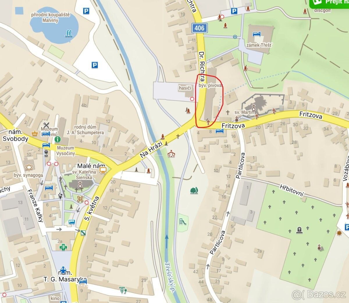 Garáže, Třešť, 589 01