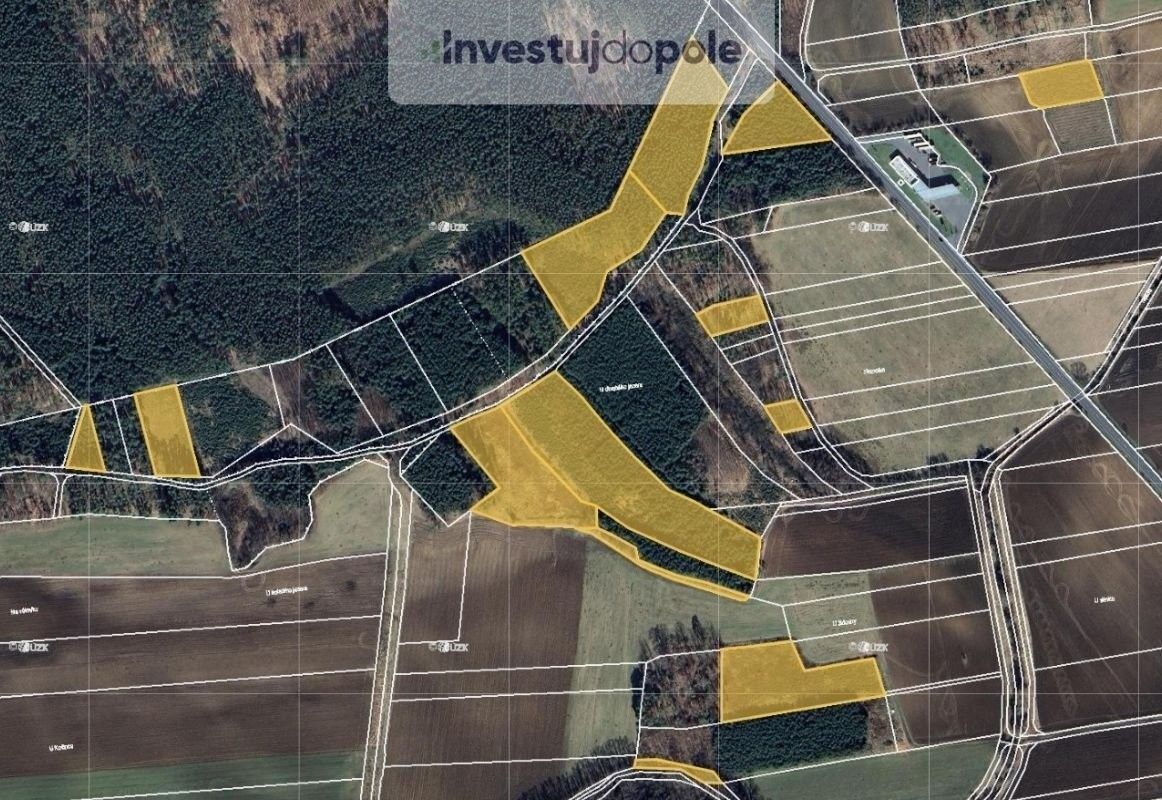 Lesy, Oseček, 96 975 m²