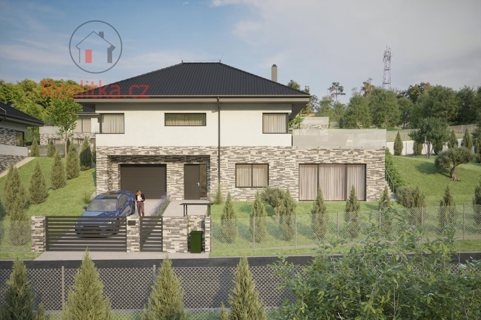 Rodinné domy, Pod Oborou, Ondřejov, 245 m²