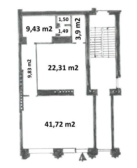 Pronájem kancelář - Americká, Plzeň, 90 m²